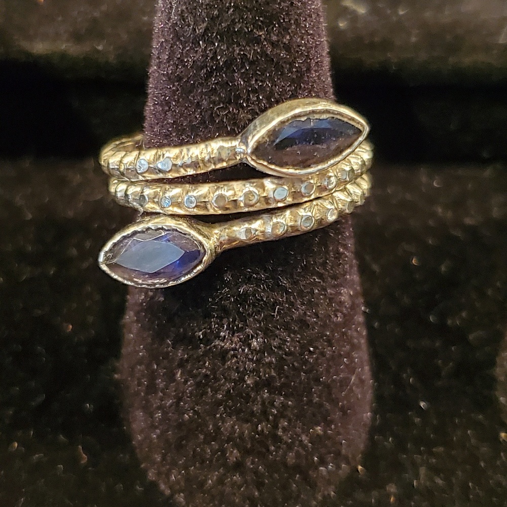 Sterling silver wrap ring